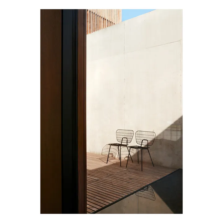 Audo Copenhagen Chaise outdoor String | Noir