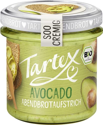 Tartex BIO Soo Cremig Avocado Abendbrotaufstrich