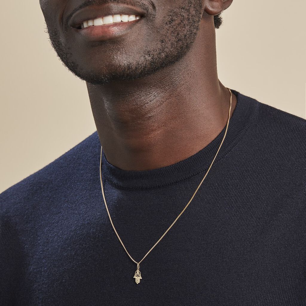 Pendentif Fatima Or Jaune