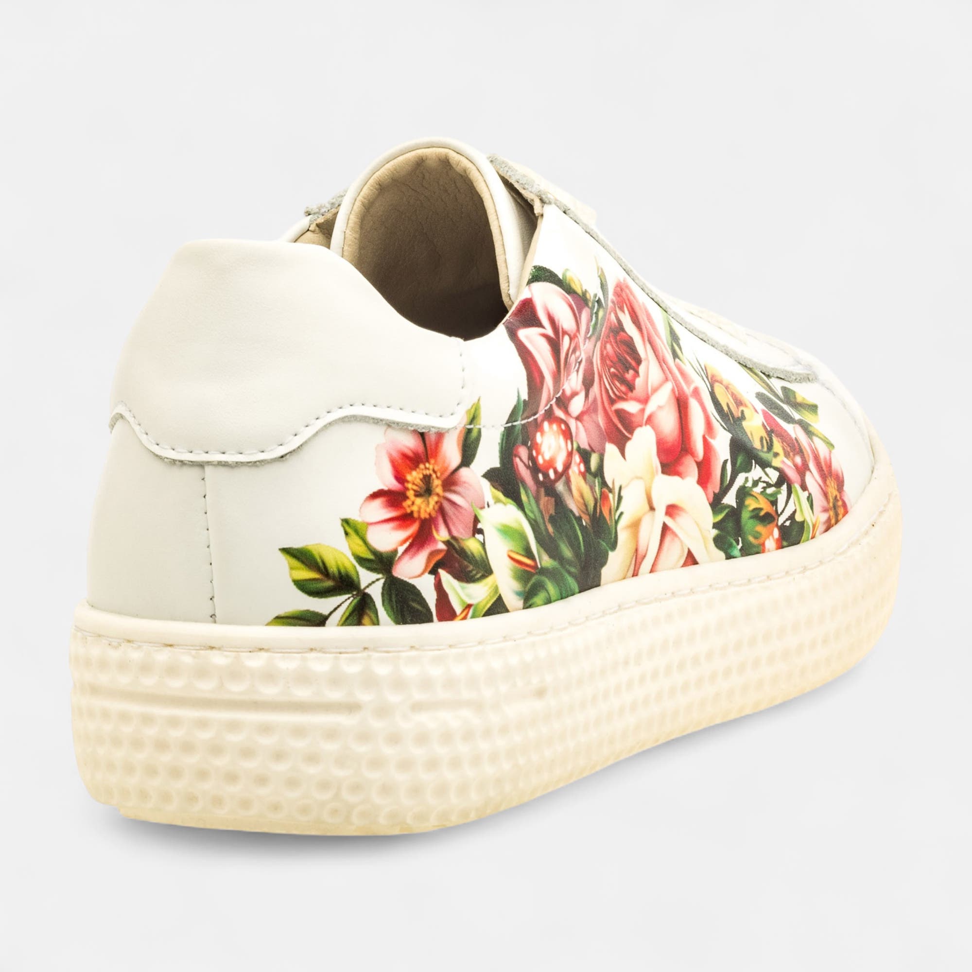 Baskets basses Femme en cuir blanc