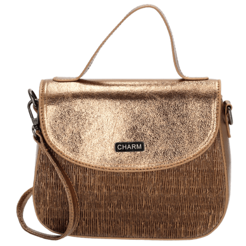 Charm London Kingsway Schoudertas Overslag Brons