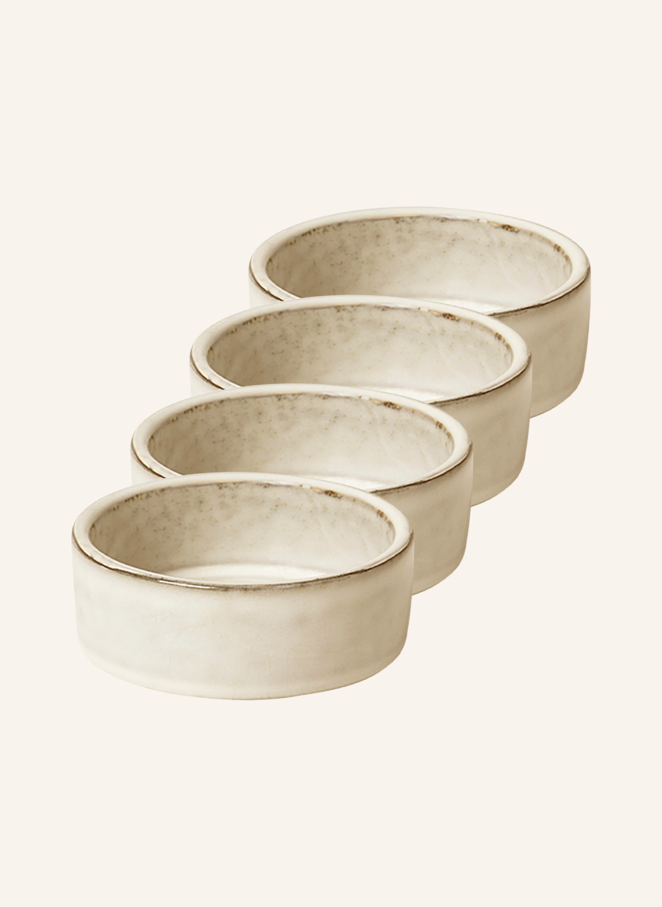 BROSTE COPENHAGEN 4er-Set Schalen NORDIC SAND
