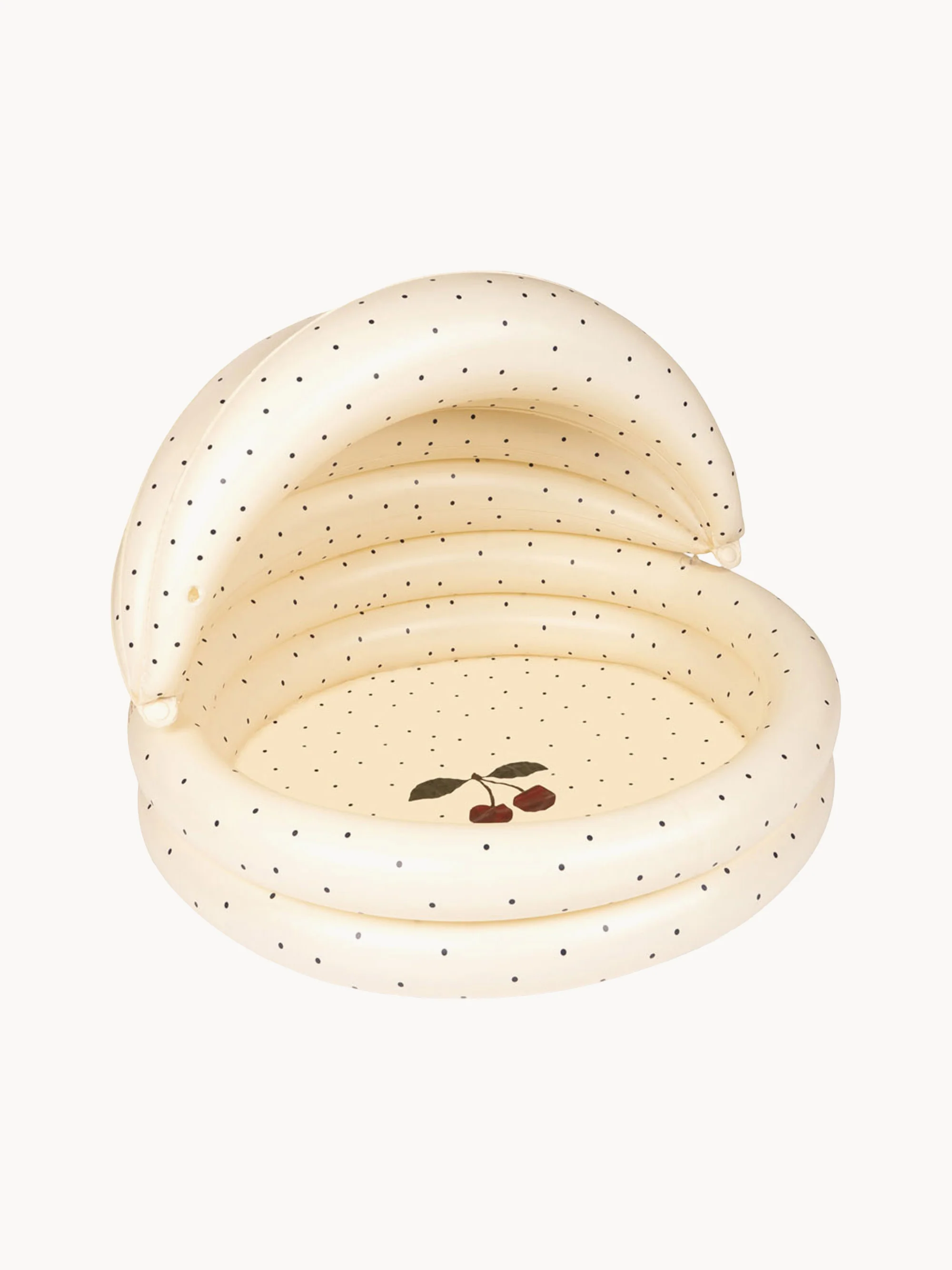 Opblaasbaar kinderzwembad Navy Dot met luifel, Ø 110 cm