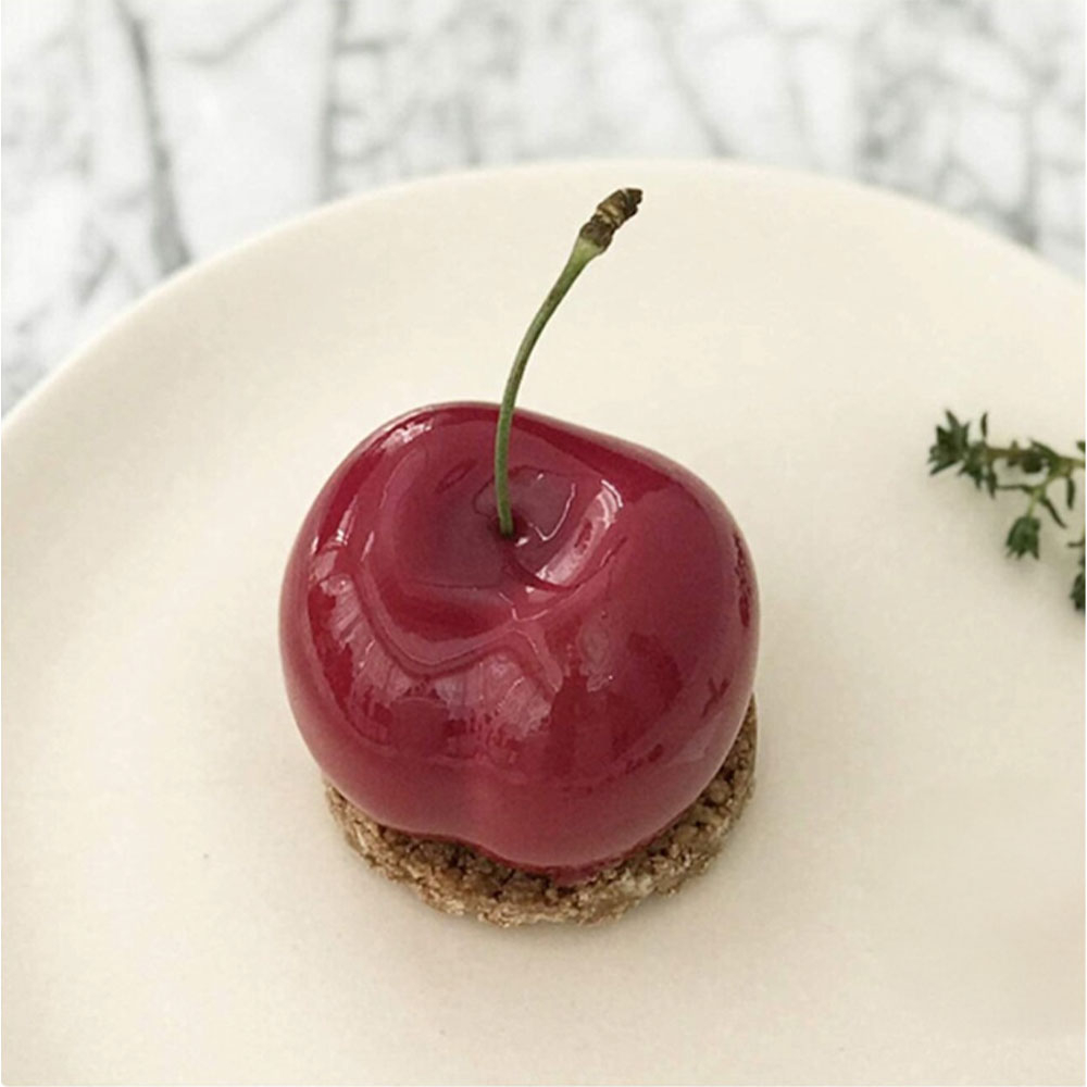 (8-fach) Silikon Trend Früchte Kuchen Form DIY Gussform für Virale Frucht Desserts - Kirsche