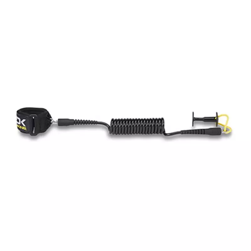 Leash bodyboard DAKINE Coiled Wrist 4ft x1/4 Black