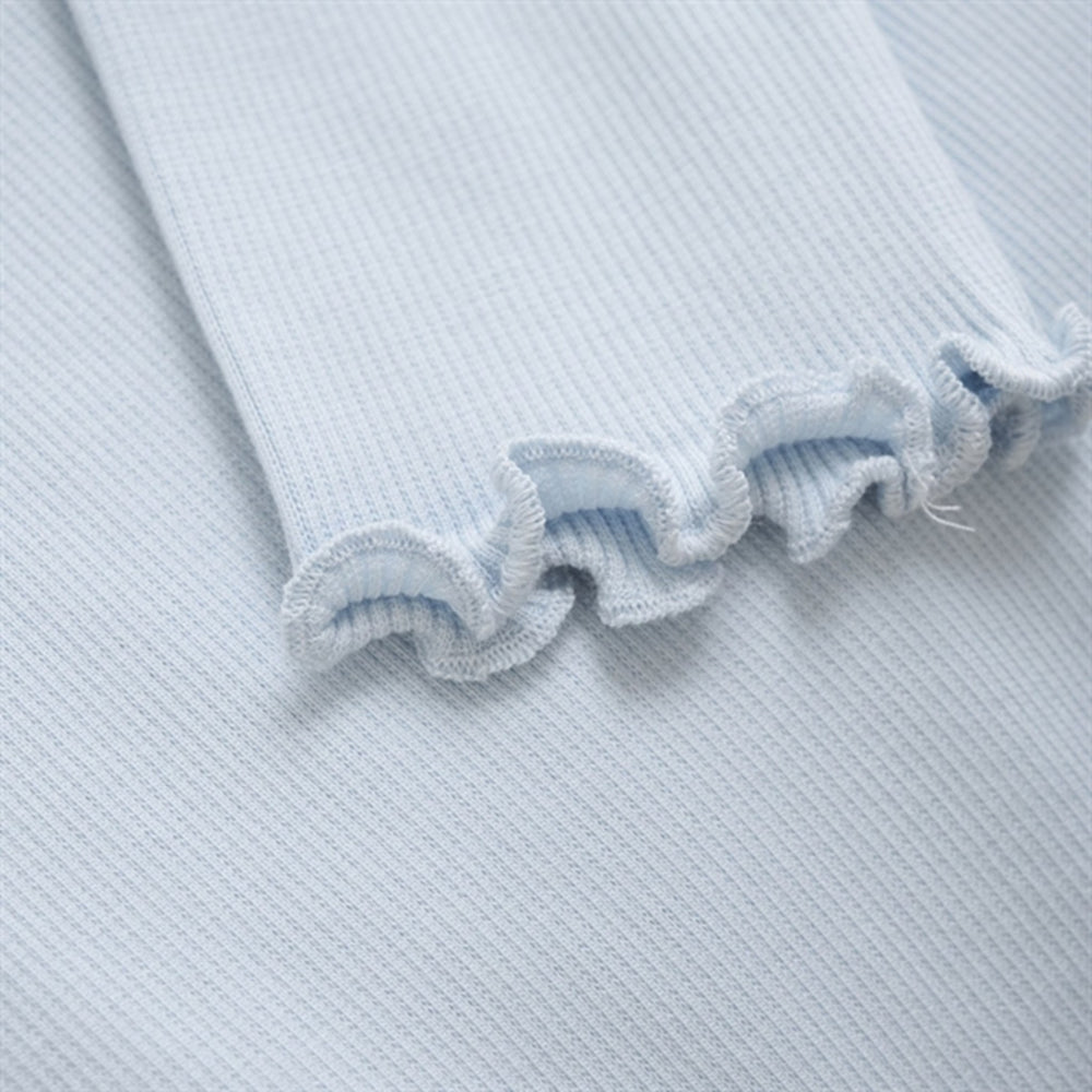 Køb Huttelihut Rib Celestial Blue Bluse | Luksusbaby