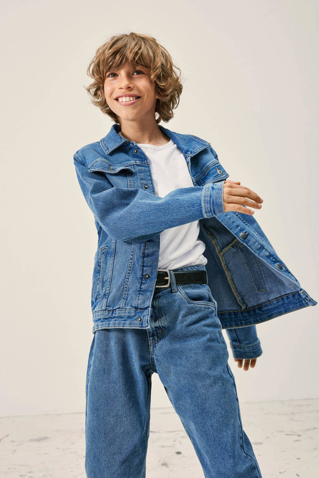NAME IT spijkerjas NKMJACK medium blue denim