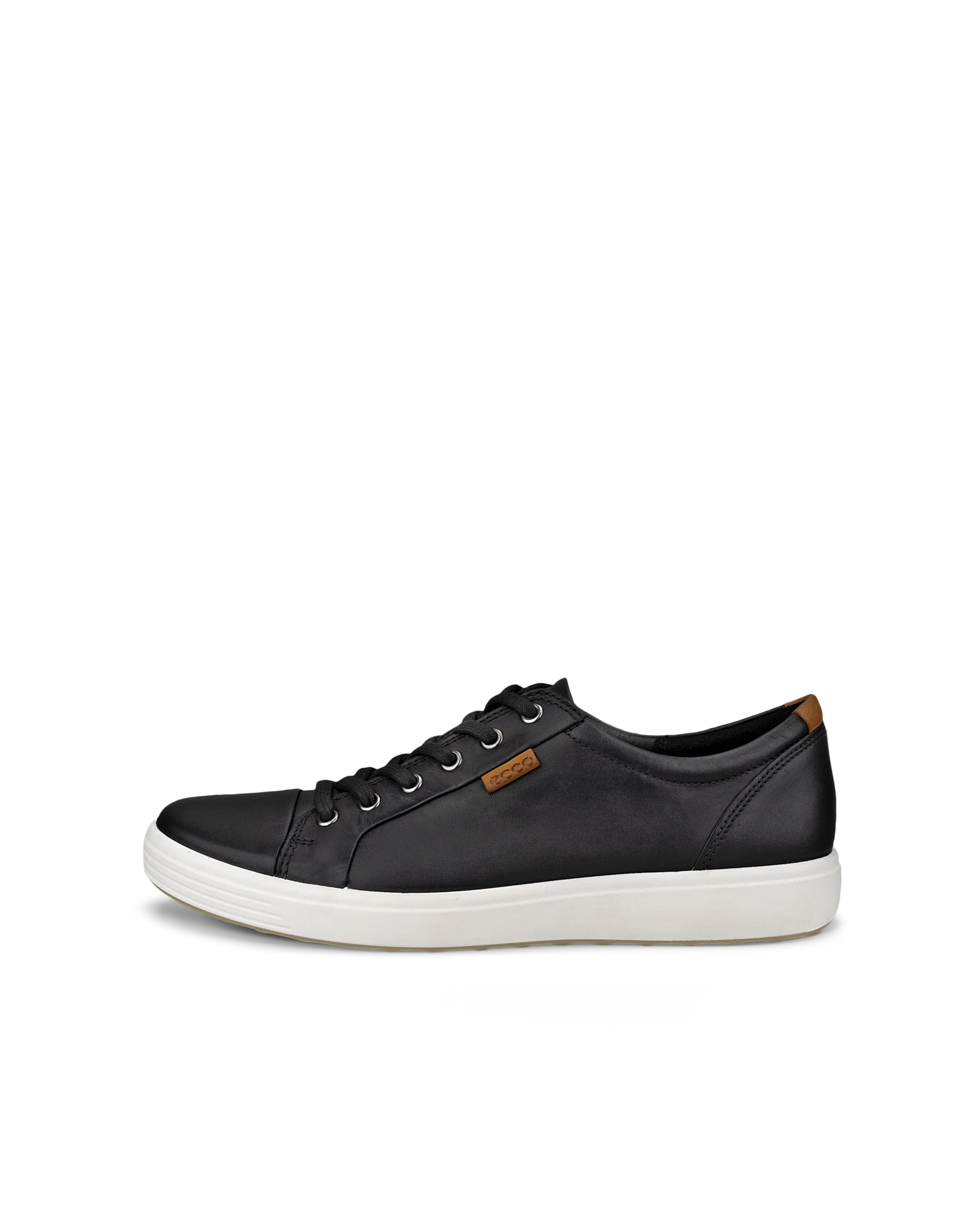ECCO SOFT 7 M Herren Ledersneaker Schwarz