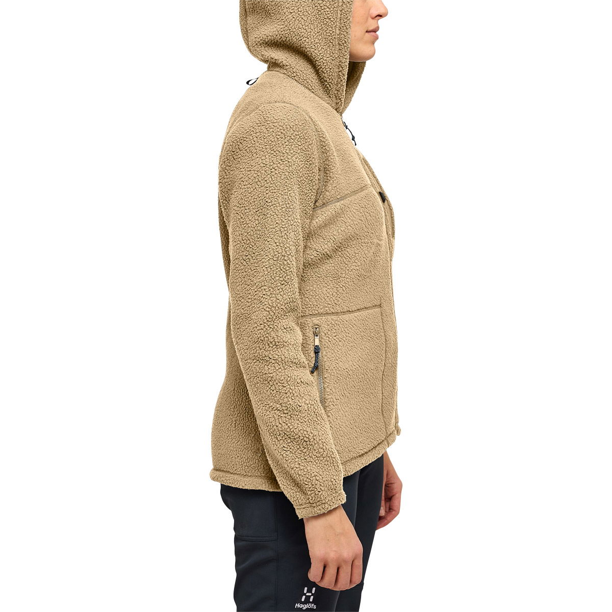 Haglöfs Malung Pile Hood Fleecetrøje Dame