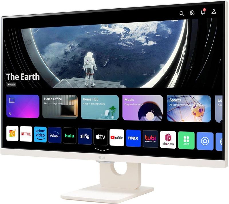 LG 27U511SA-W - 27-Inch Smart Monitor - Full HD - IPS-Display