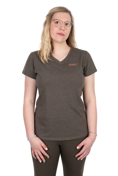T-Shirt Femme Fox WC Col En V