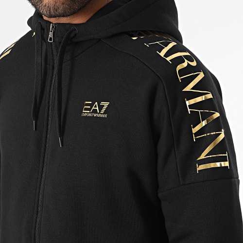 Sweat Zippé Capuche 6RPM24-PJHLZ Noir Doré