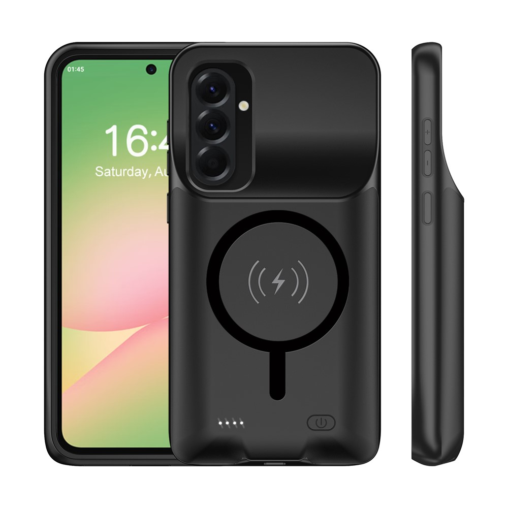 Samsung Galaxy A56 / A36 Backpack Akku Case Schutzhülle MagSafe-Modul (6000mAh) - Schwarz