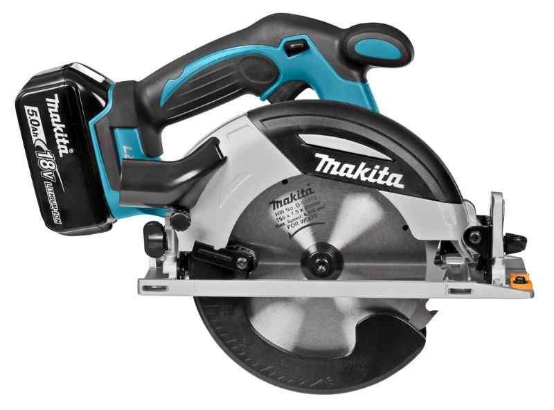 Makita DHS630RTJ 18 V Cirkelzaag 165 mm 5,0 ah accu (2 st), snellader, in mbox