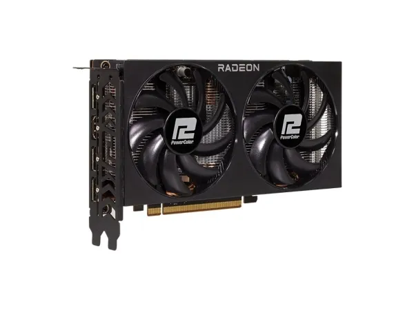 PowerColor Fighter Radeon RX 7600 - Grafikkort - Radeon RX 7600 - 8 GB GDDR6 - PCIe 4.0 - 3 x DisplayPort, HDMI