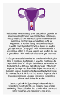 Lucovitaal Menstruatie Cup Maat B 1ST