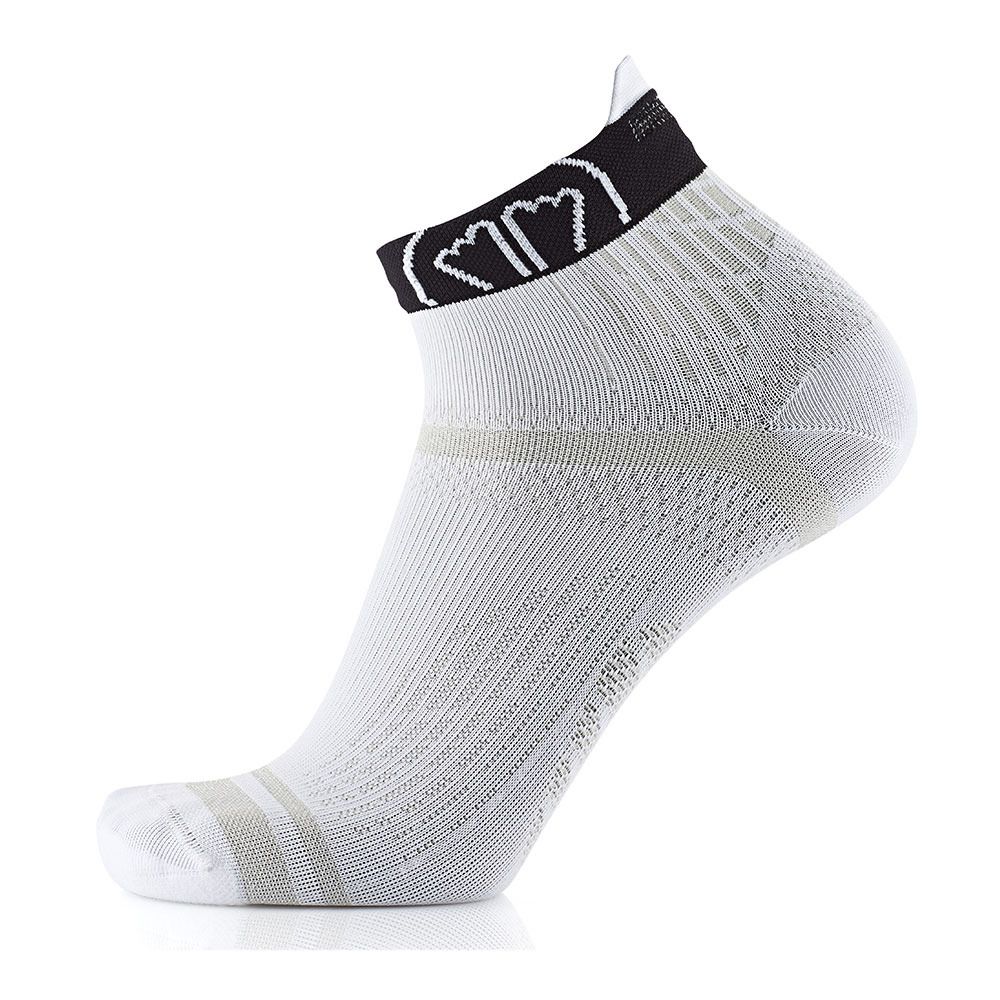 Sidas RUN FEEL - Chaussettes blanc/noir