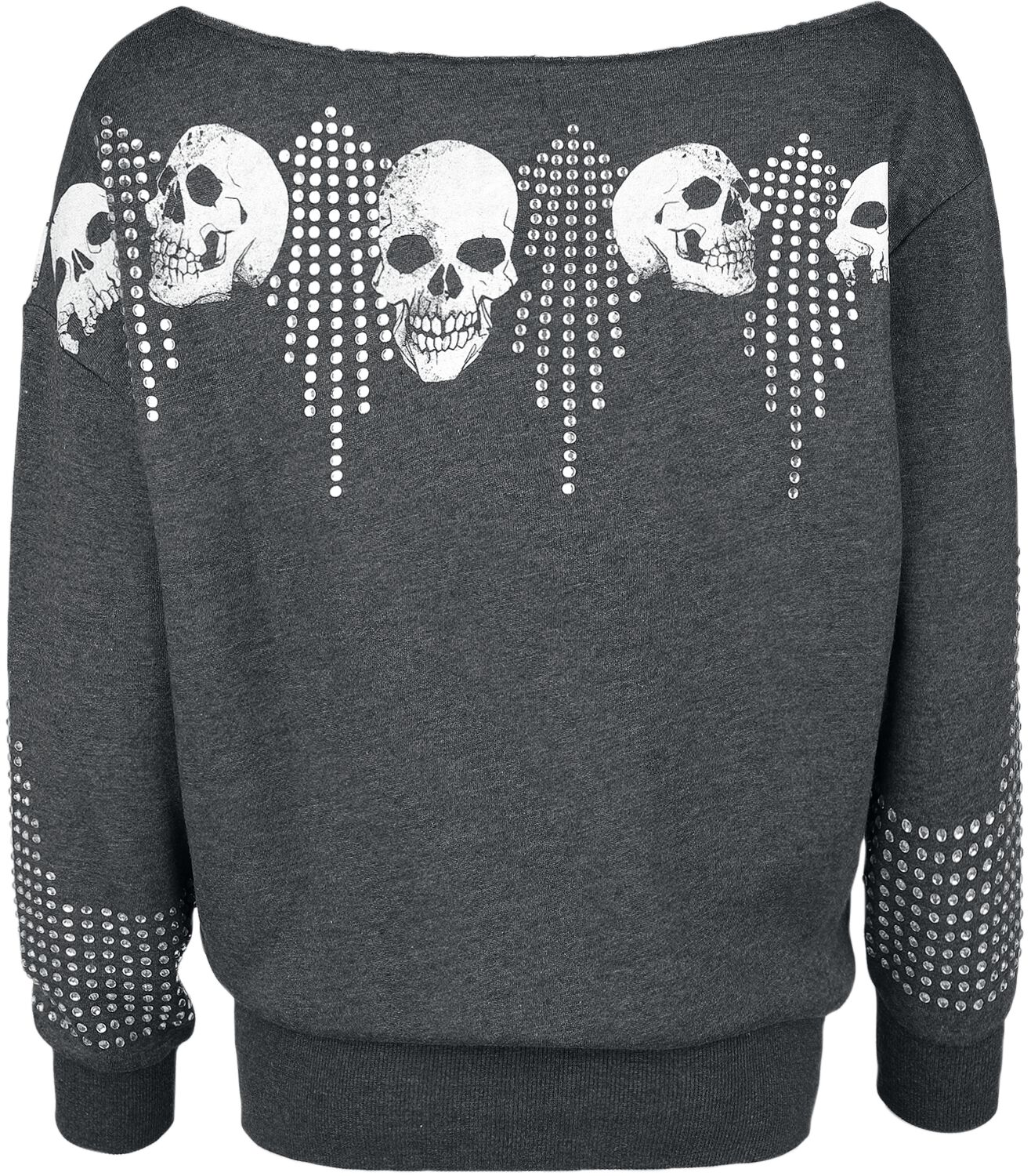 Sweat avec Col Bateau | Rock Rebel by EMP Sweat-shirt