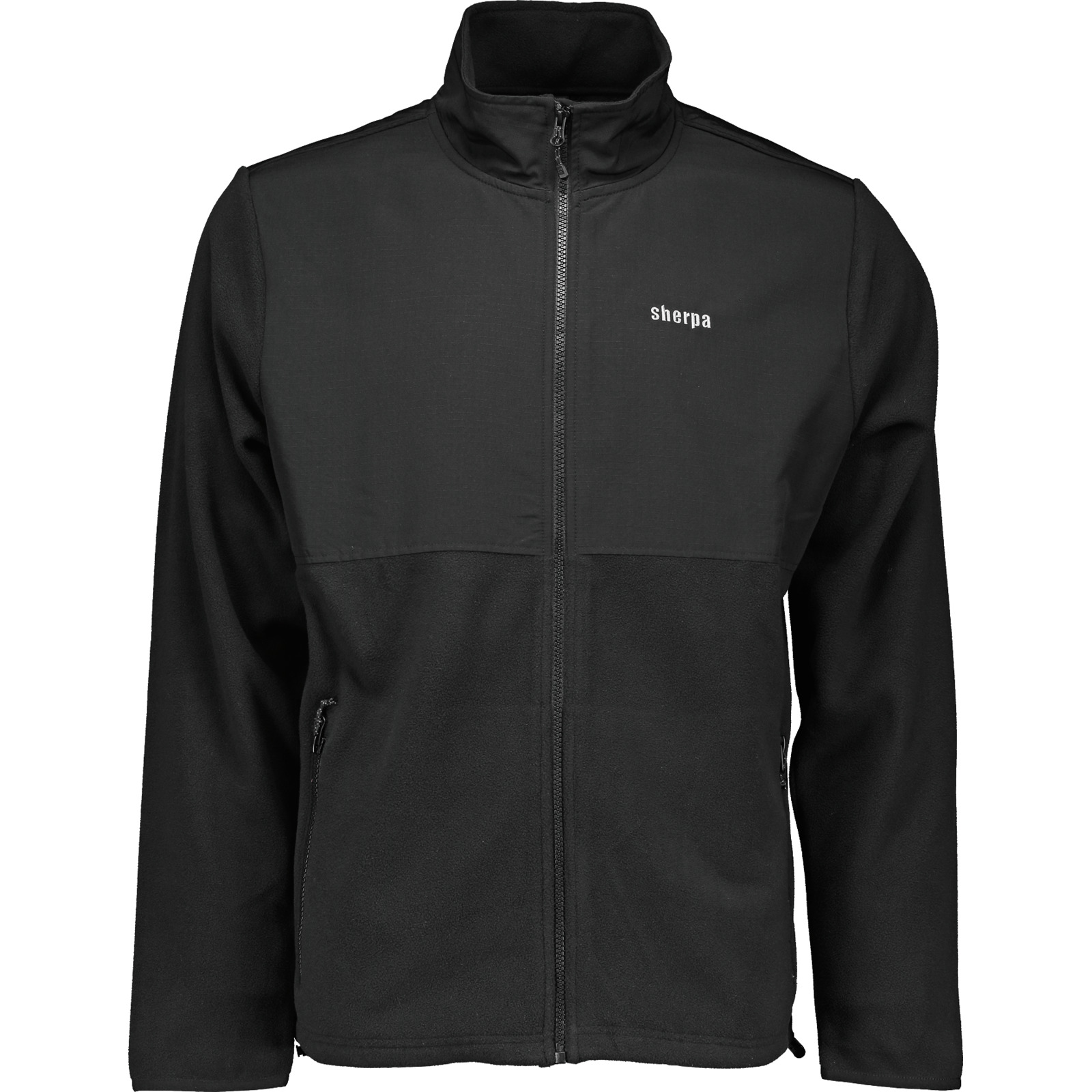 Sherpa Herren-Fleece Jacke Rahu S, schwarz