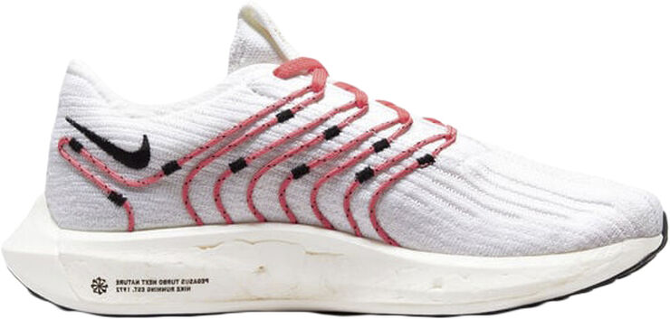 Nike Pegasus Turbo Flyknit Next Nature løbesko Hvid