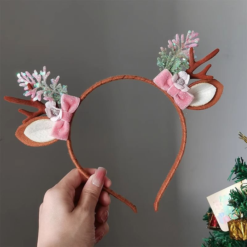 enthice - Kerst hertenhoorn feesthoofdband (verschillende ontwerpen)