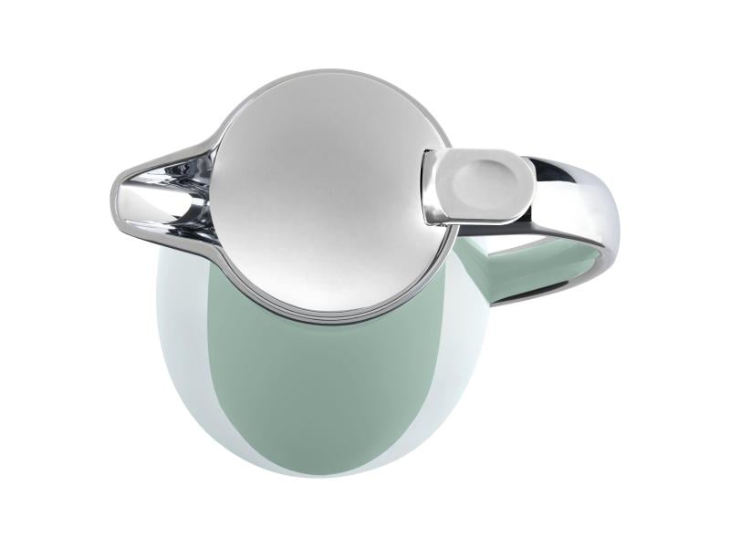 Emsa Thermoskanne Campo 1000 ml, Pastell Mint Isolierkanne mit Schraubverschluss und Ausgussknopf