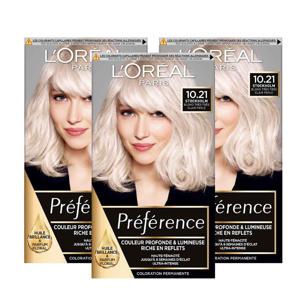 Lot de 3 - Préférence Blonde Très Clair