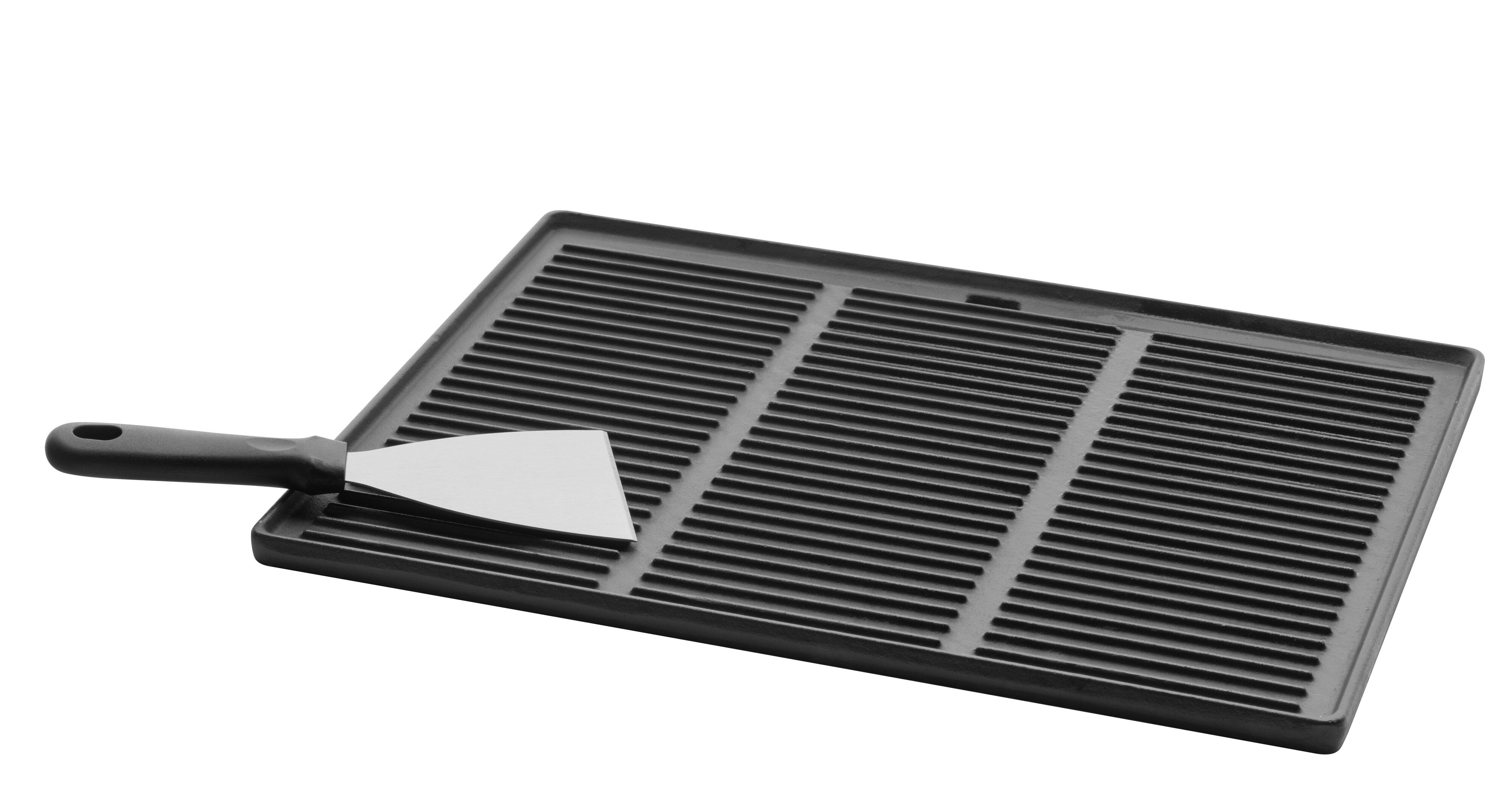 Buschbeck Plancha-Platte mit Grillspachtel