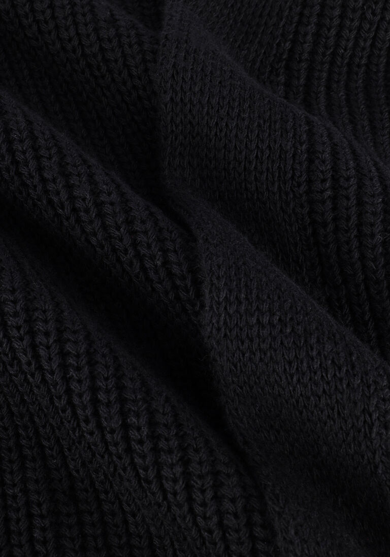 SIMPLE zwarte simple vest rosey knit-eco-cot-22-3