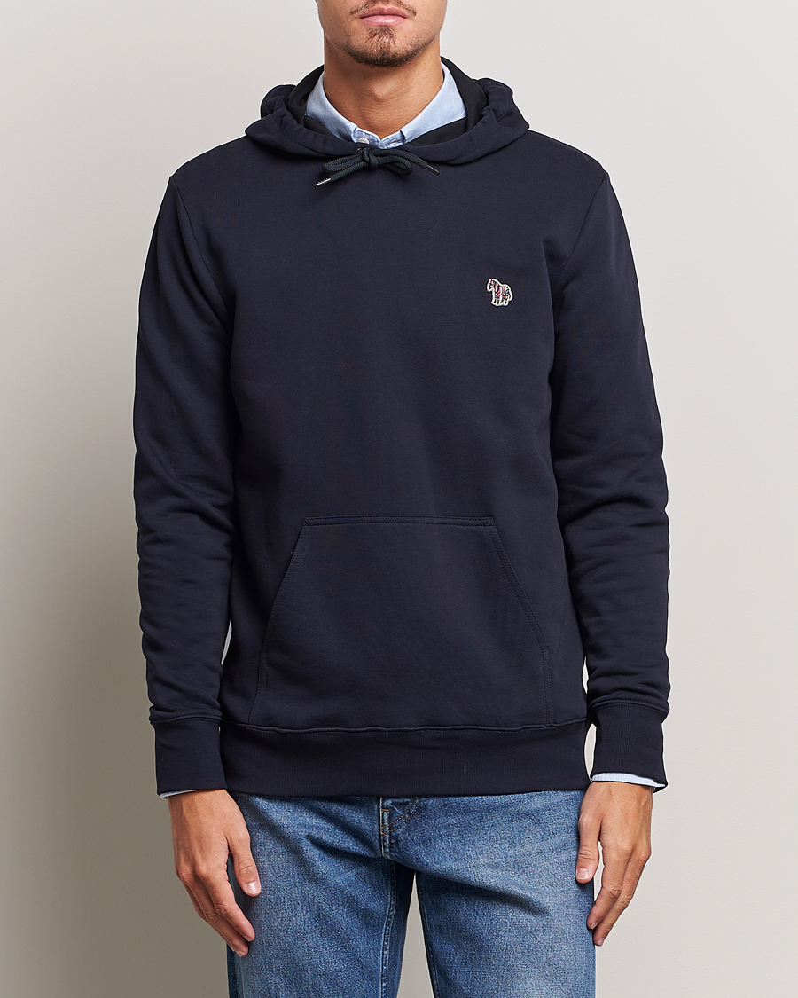PS Paul Smith Zebra Organic Cotton Hoodie Navy