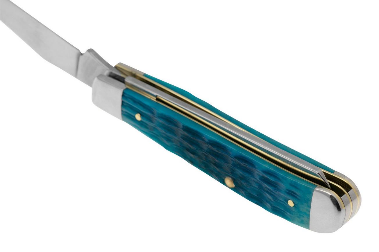 Case Mini Trapper 50641 Sky Blue Bone , Crandall Jig 6207 SS zakmes