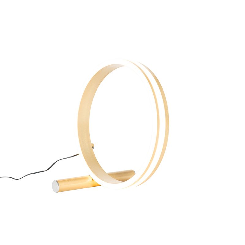 Design tafellamp messing incl. LED 3-staps dimbaar - Navara