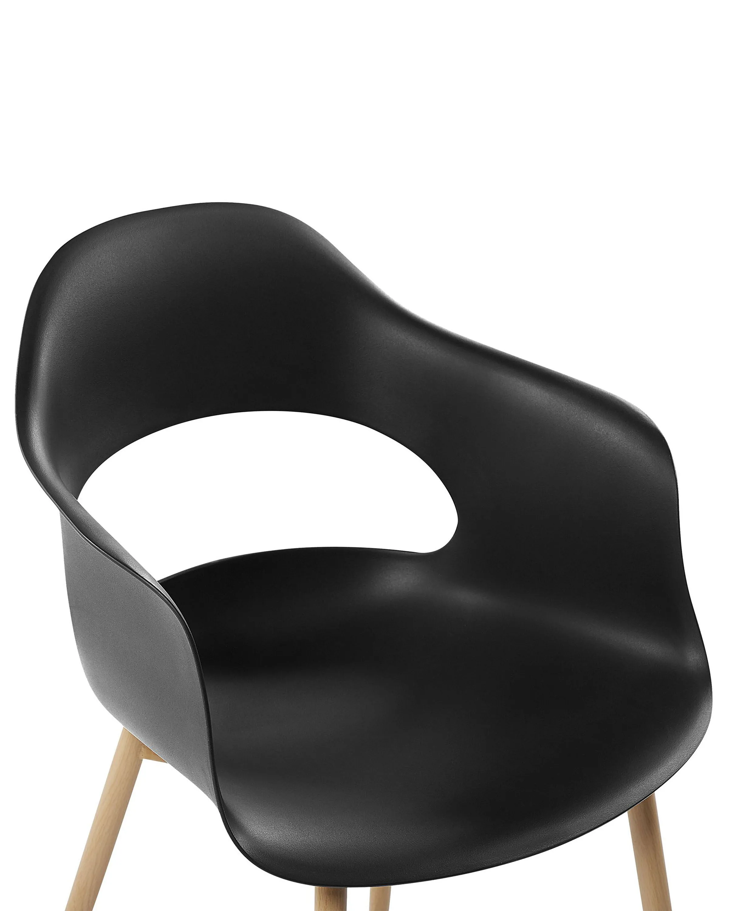 Set van 2 eetkamerstoelen UTICA Zwart