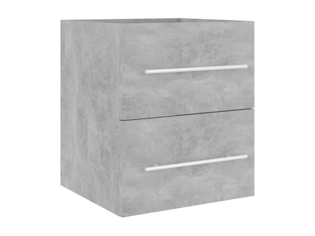Armoire d'évier Gris béton 41x38,5x48