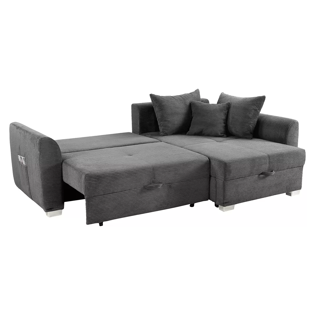 Ecksofa Boomer 142x202 Grau