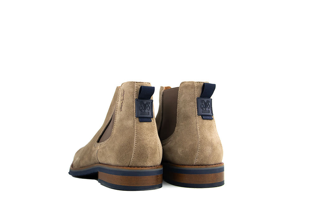 Van Lier Chelsea Boots Amalfi Taupe Suède