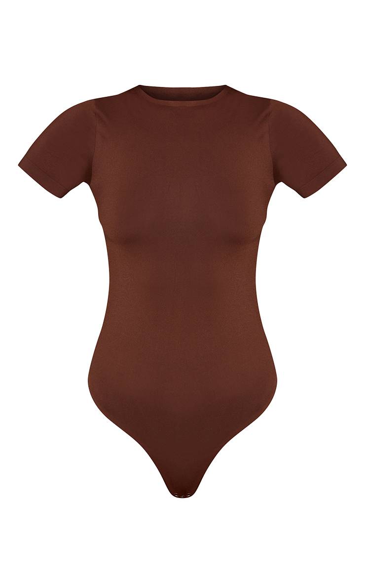 Café Body Sans Coutures À Manches Courtes
