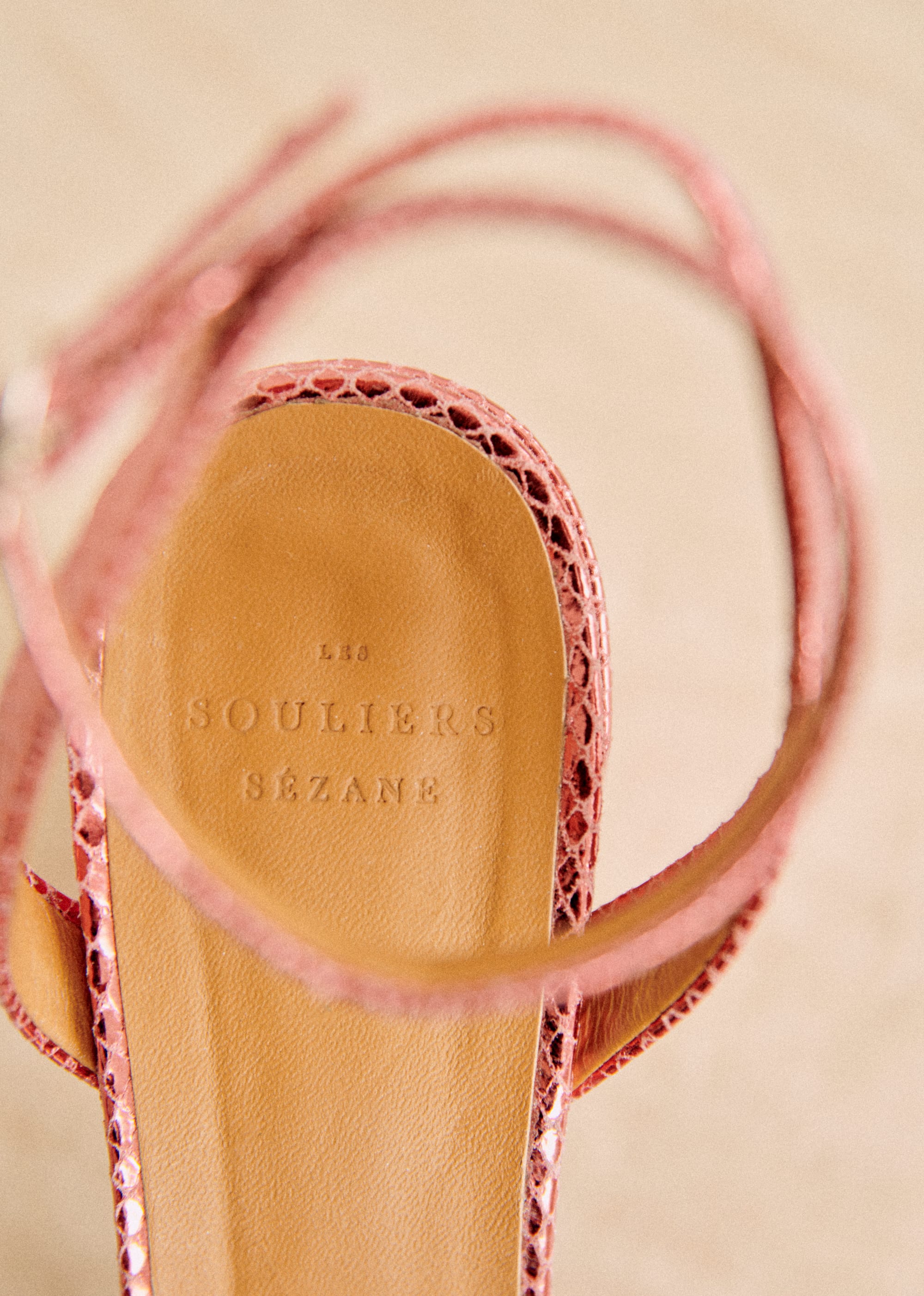 Sandales High Maxine - Rose serpent - SOULIERS/SOULIERS Sandales 5906241