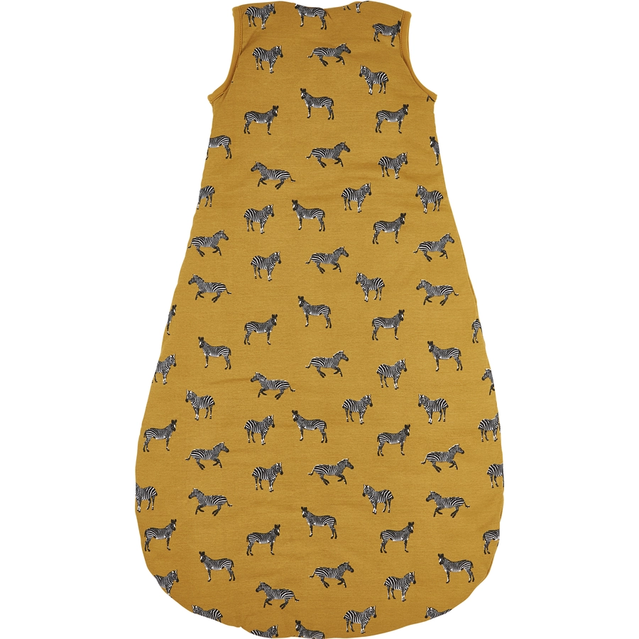 Meyco Schlafsack Jersey wattiert Zebra honey gold