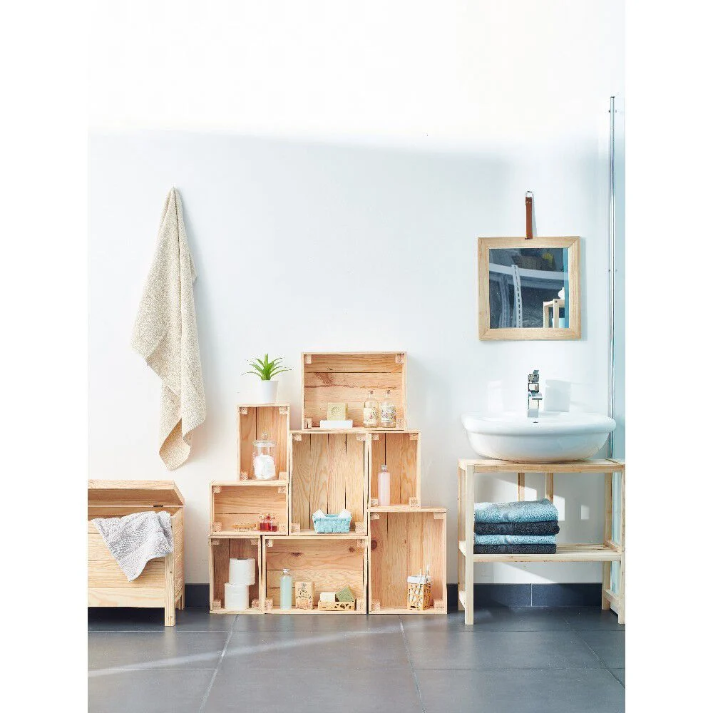 Caisse en bois pin massif à monter soi-même petit modèle