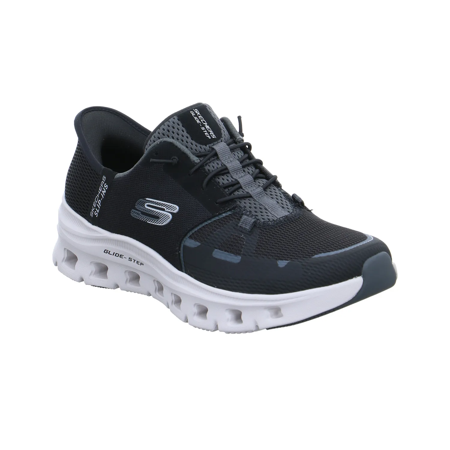 SKECHERS Sneaker Schwarz Textil  mit Memory Foam