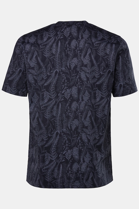 T-Shirt, Halbarm, Allover-Print, bis 8 XL