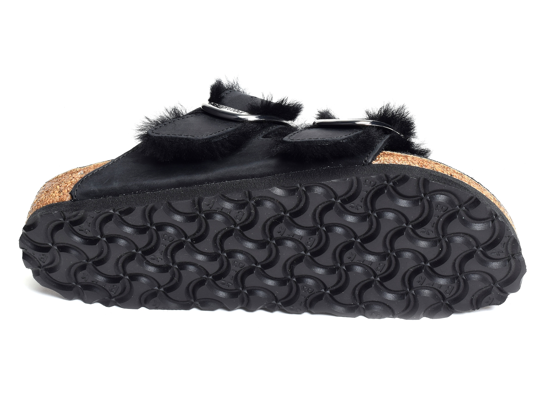 Arizona big buckle shearling noir