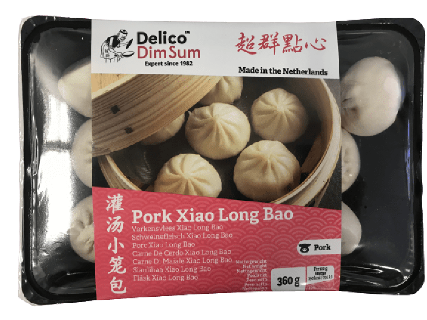 Delico Food Bevroren Siu Lung Bao Soepdumpling met Varkensvlees 12st 360g