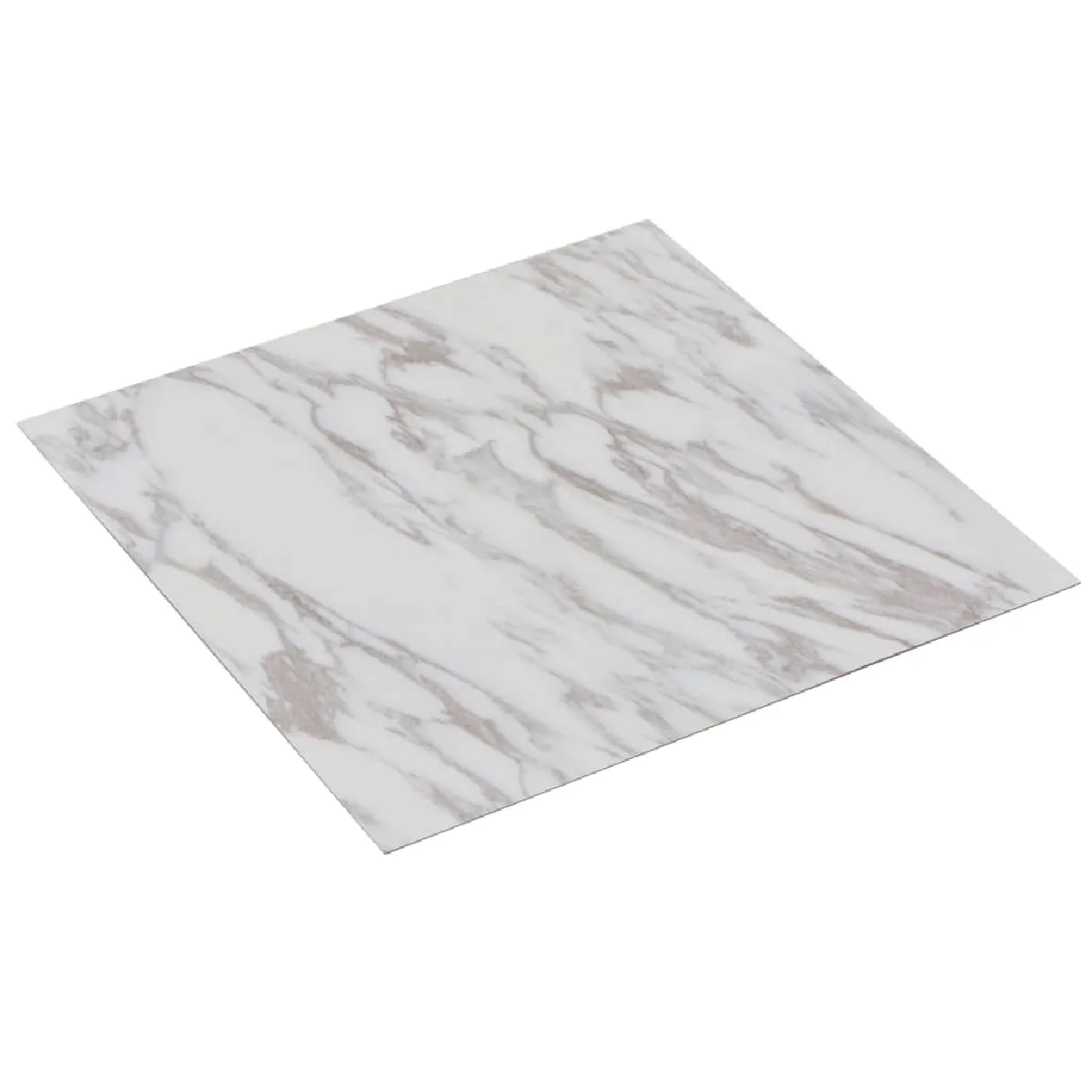 vidaXL Dalles Autoadhésives 5,11 m² - Blanc marbre