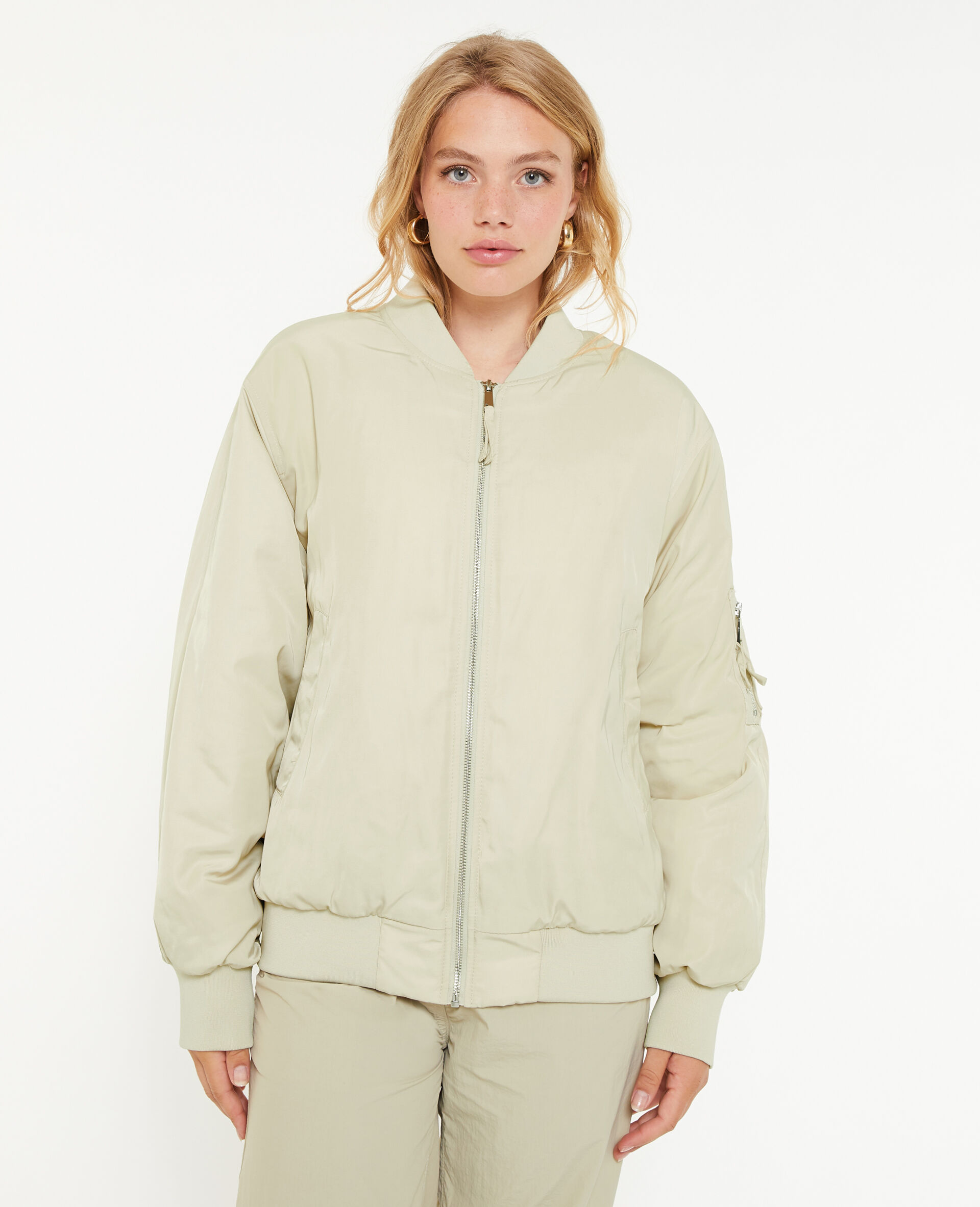 Bomber oversize - Sable
