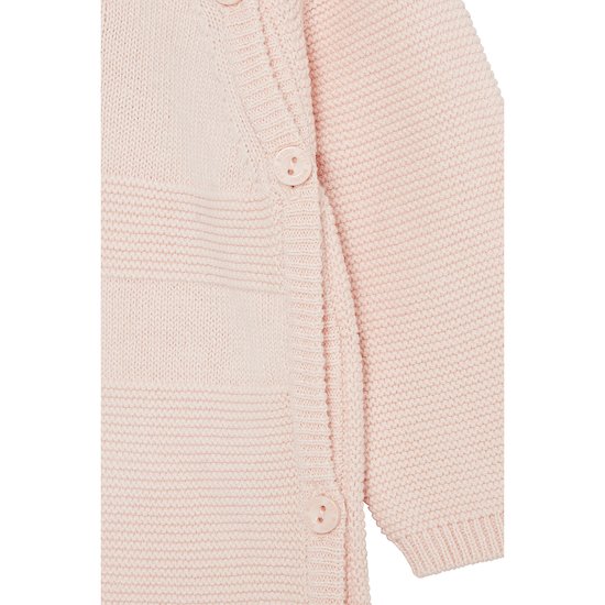 Petit Cocon Mignon Combilongue en tricot   Rose        de               P'tit bisou