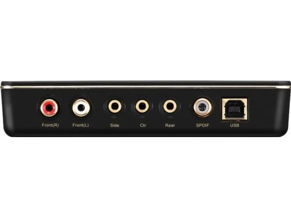 ASUS Xonar U7 MKII - Lydkort - 24 bit - 192 kHz - 114 dB SNR - 7.1 - USB 2.0 - CM6632AX