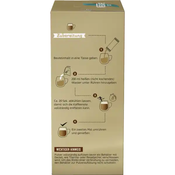 Gold Typ Latte