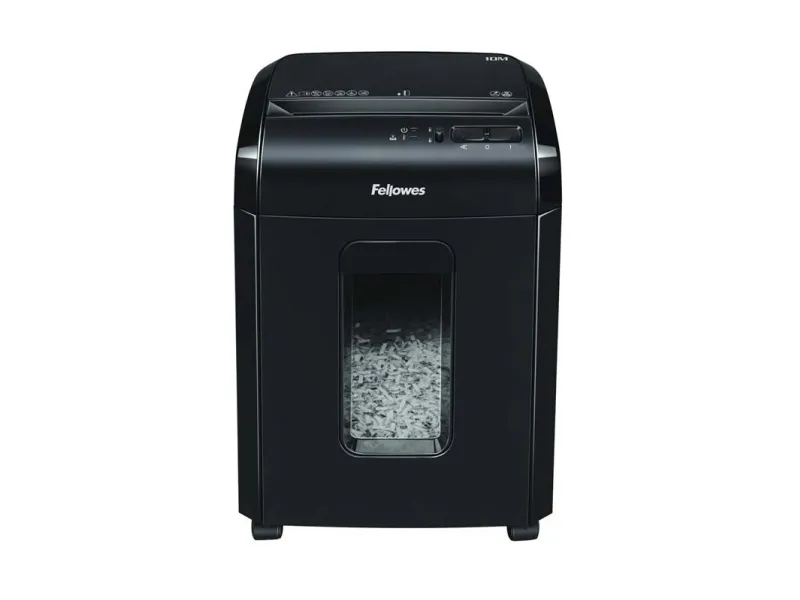 Fellowes Powershred 10M - Finskæremaskine - mikro-shred - 2 x 12 mm - P-5